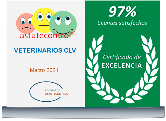 Certificado obtenido de clientes por encuestas